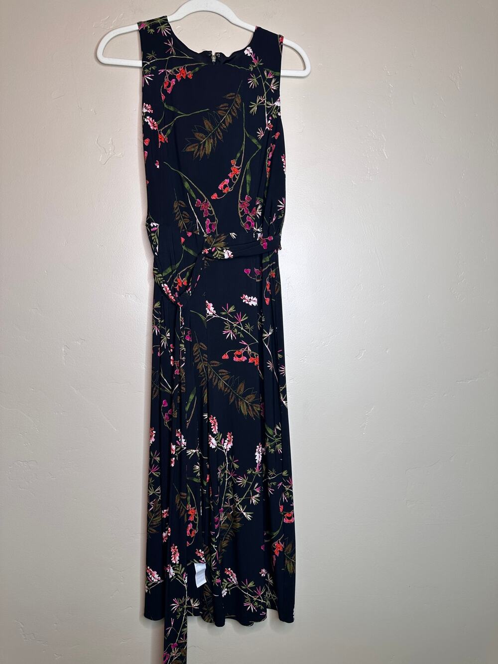 Tommy Hilfiger Black Floral Sleeveless Jumpsuit 12